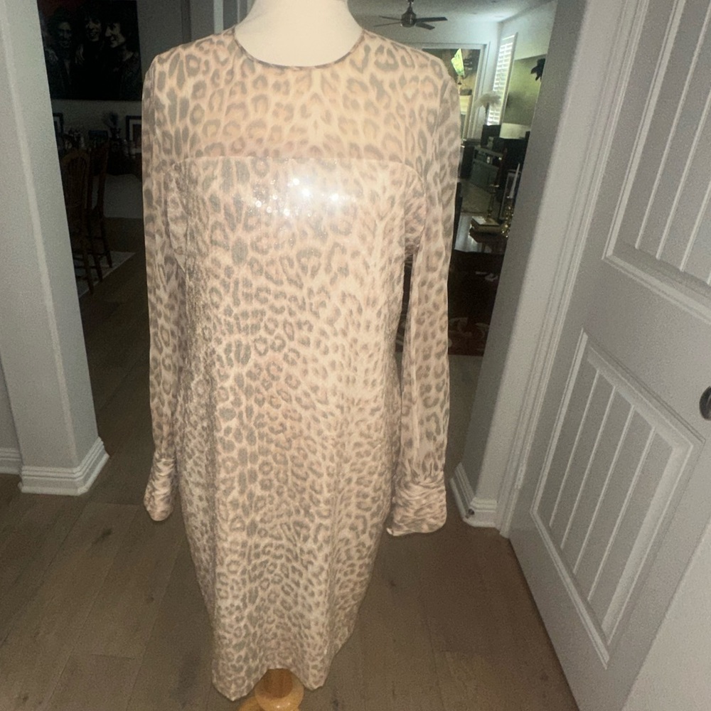 Bill Blass Beige Evening Gown